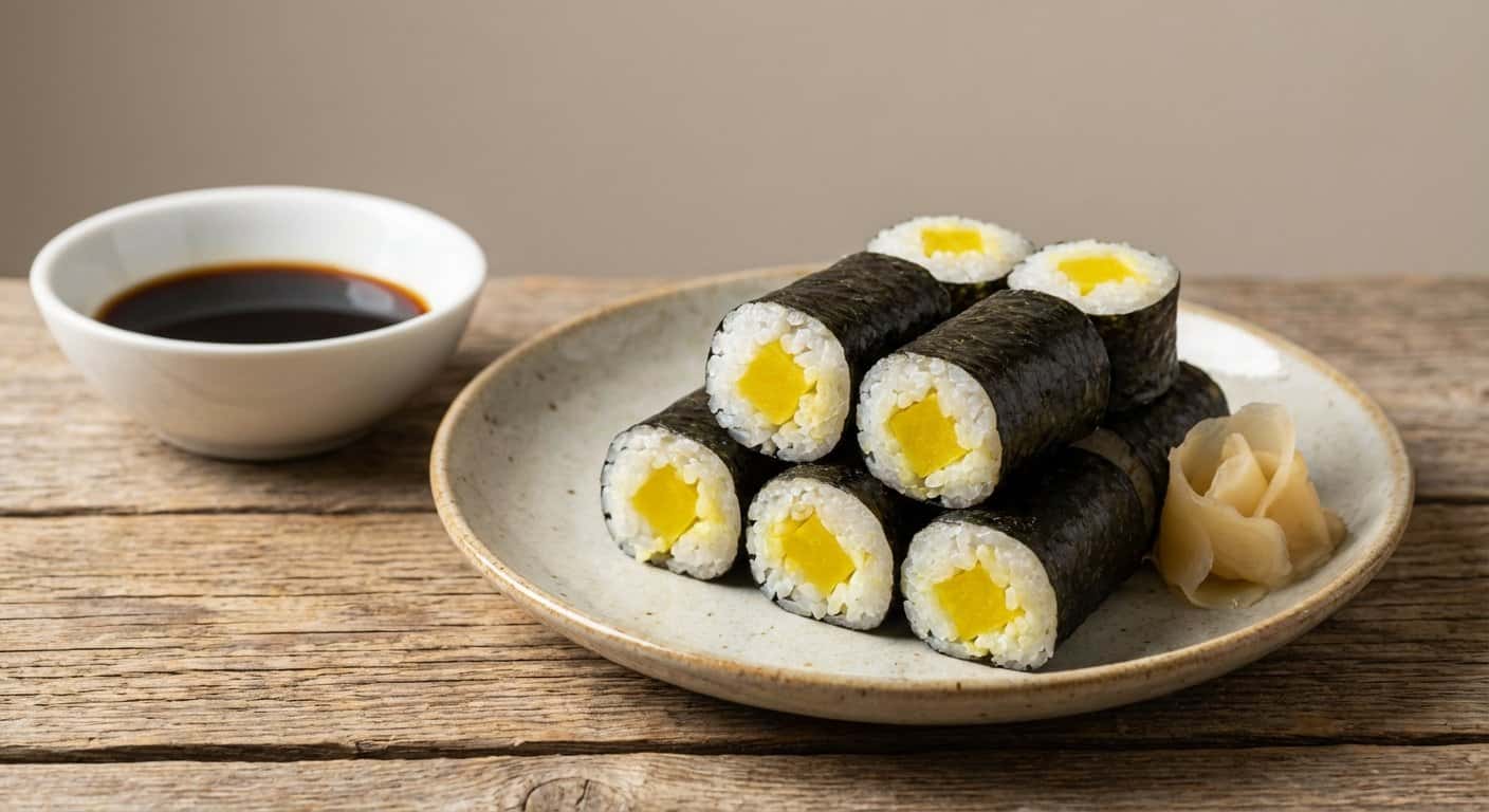 Hosomaki de Rábano Encurtido Takuan