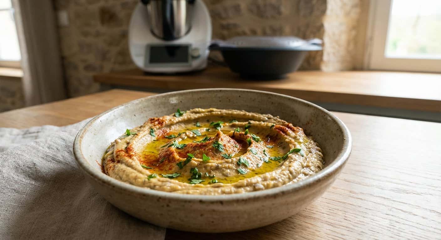 Hummus de Lentejas con Comino en Thermomix