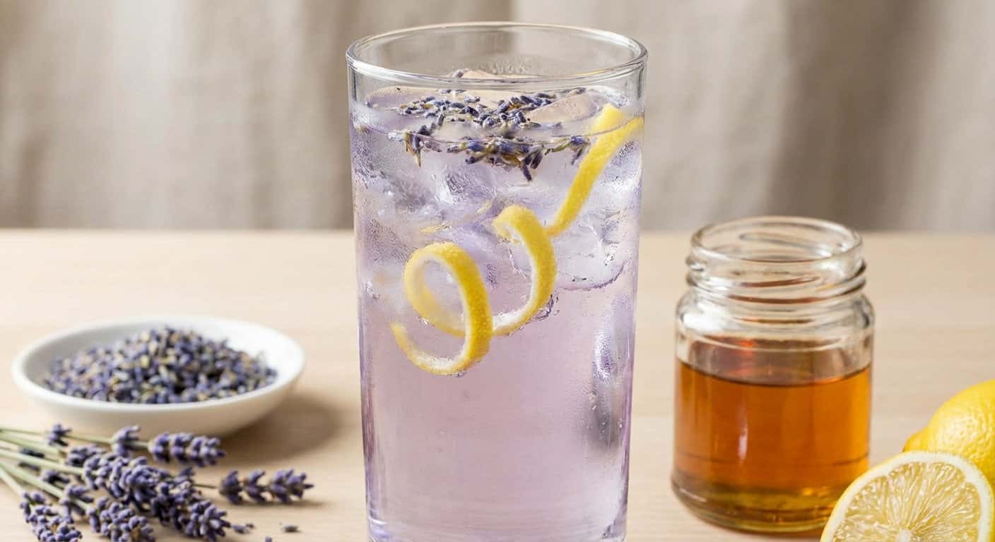 Infusión fría de lavanda