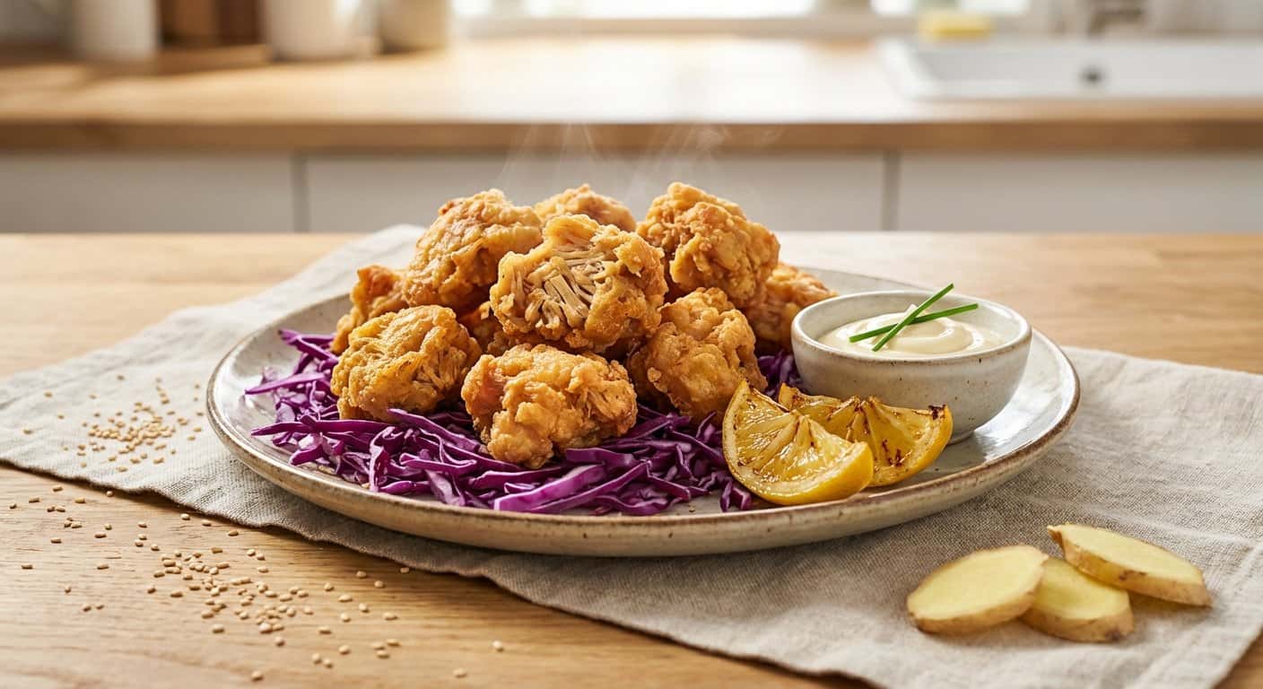 Karaage Vegano de Jackfruit