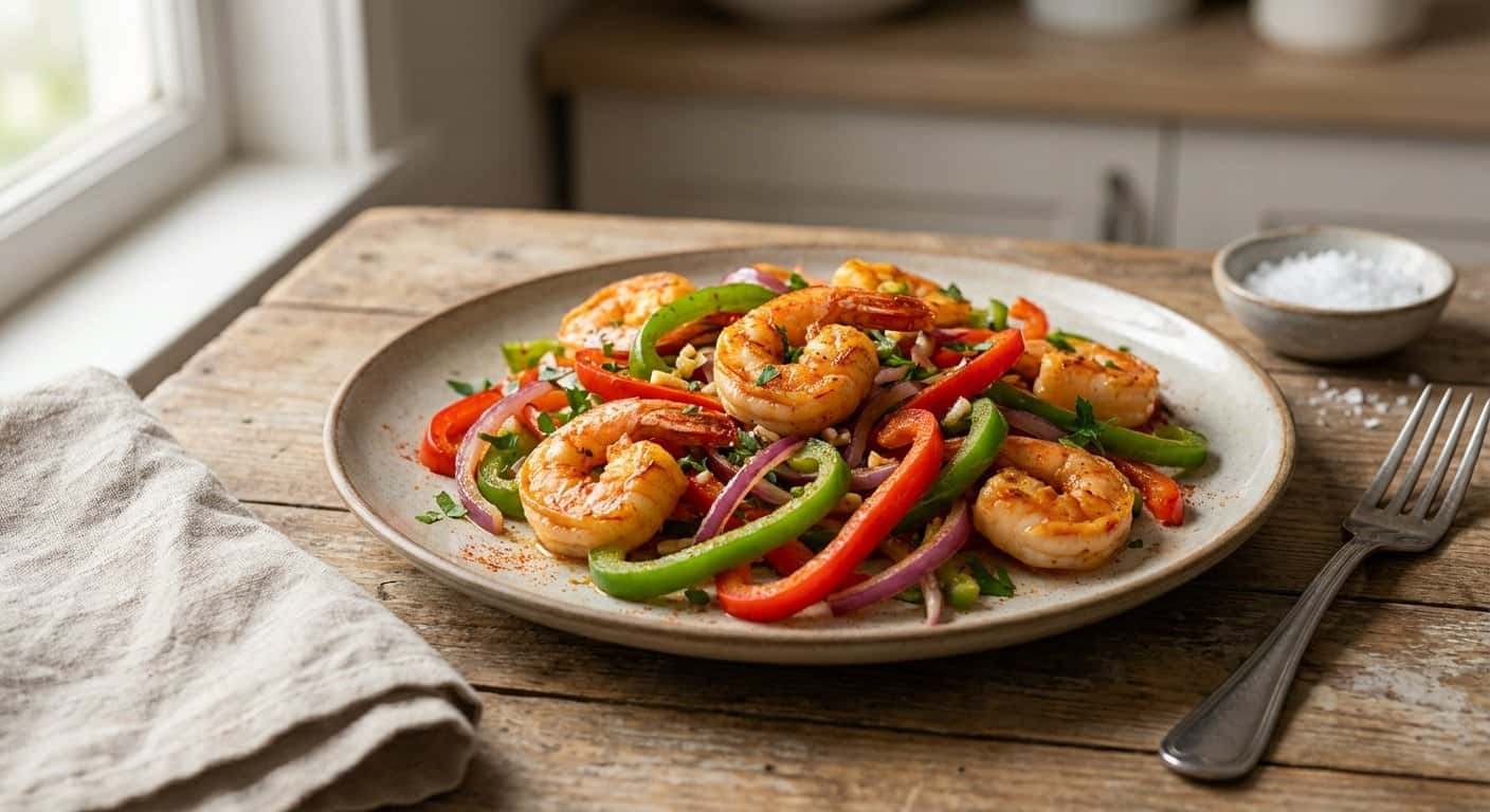 Langostinos Salteados sin Gluten