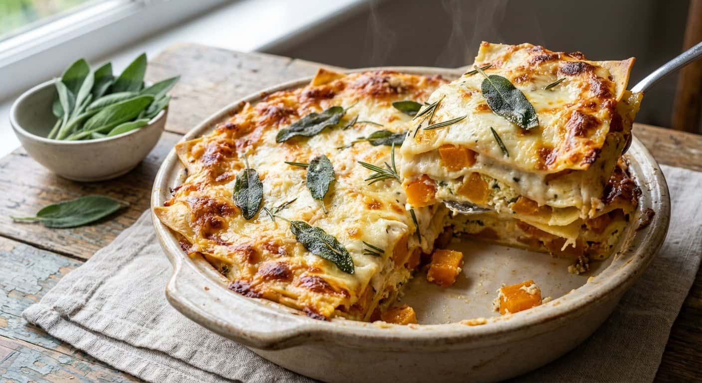 Lasaña de Calabaza y Queso