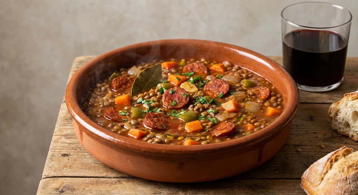 Lentejas Estofadas con Toque Casero