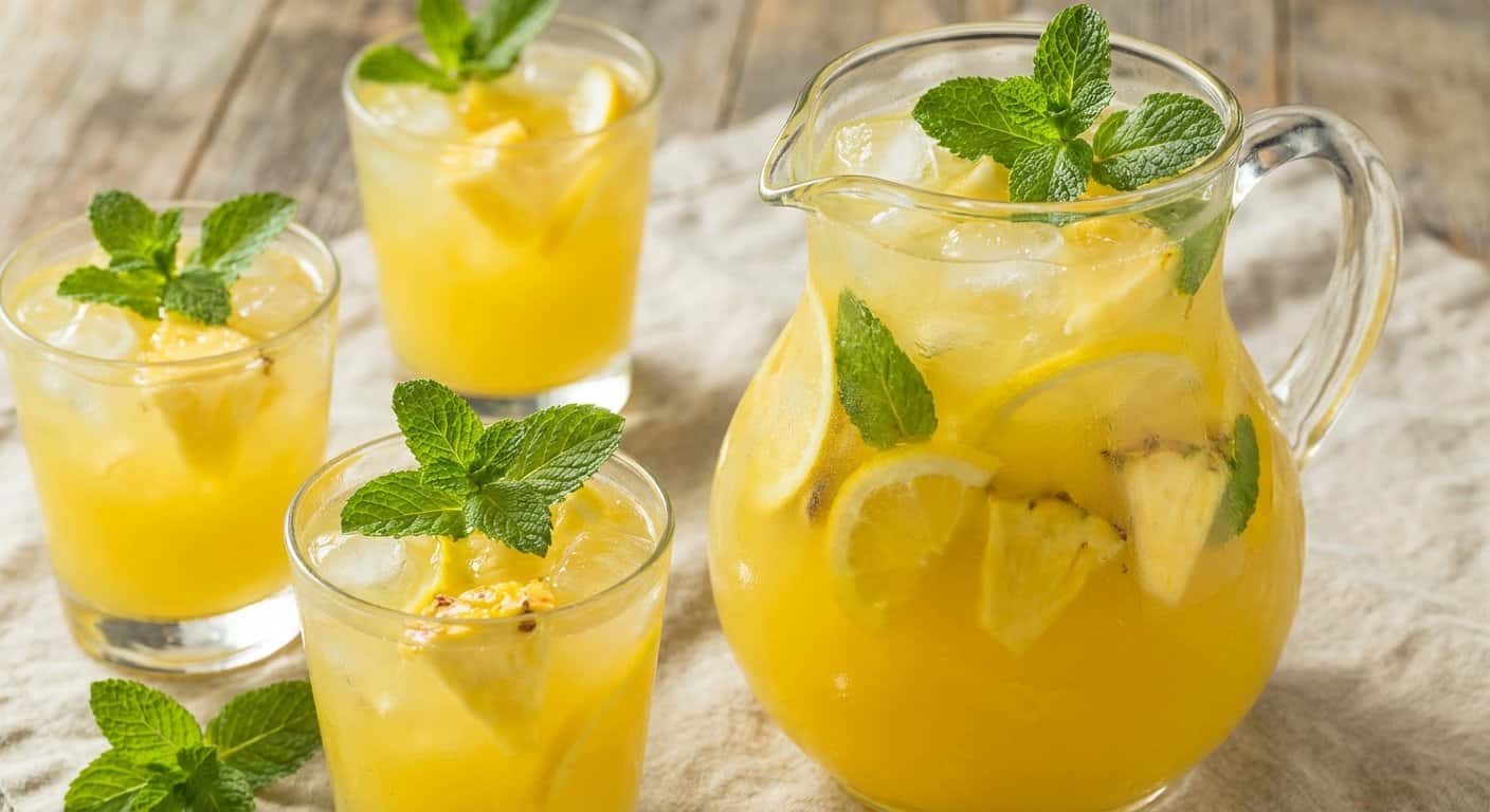 Limonada de Piña Refrescante