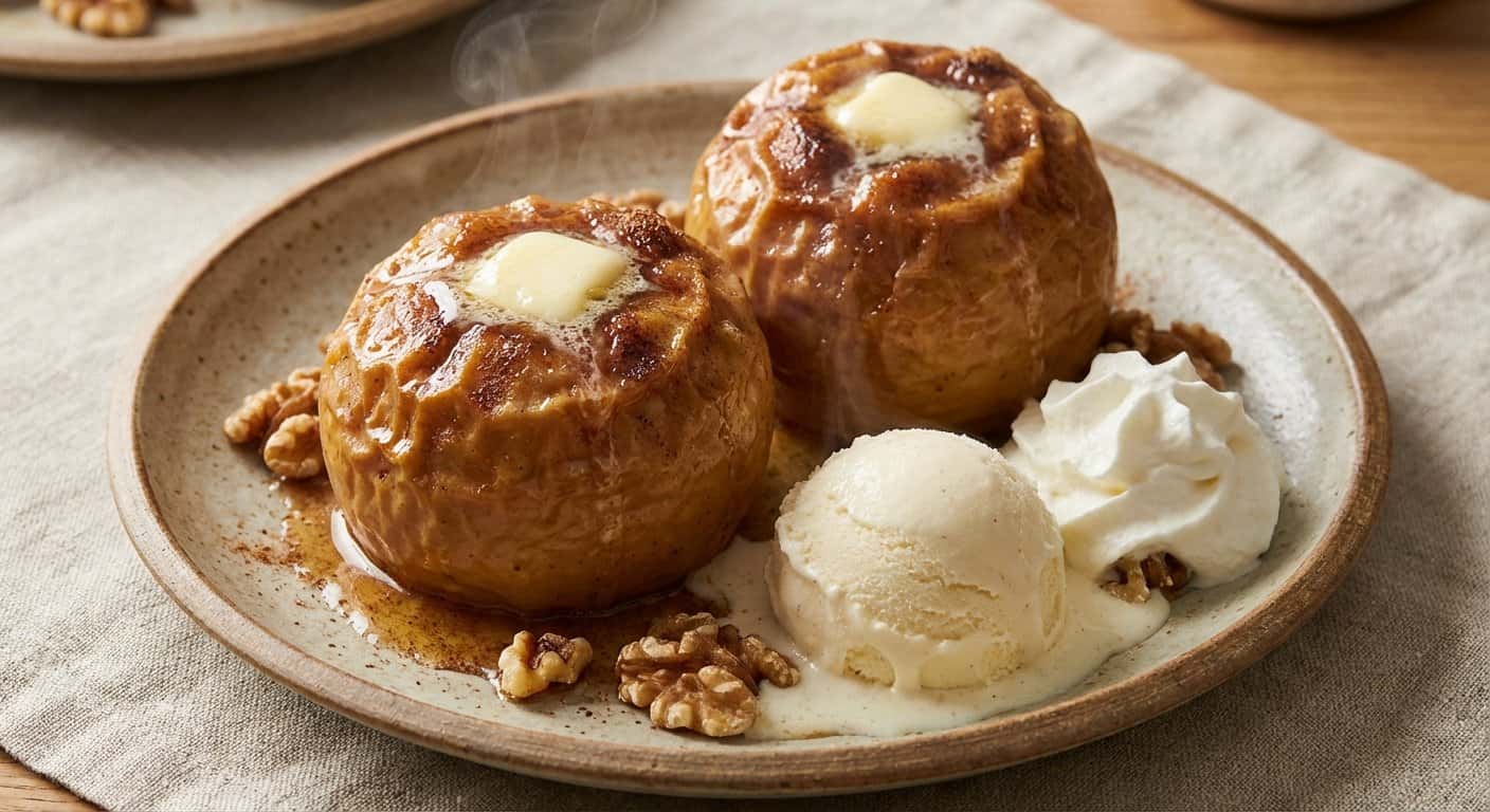 Manzana Asada con Canela en Airfryer