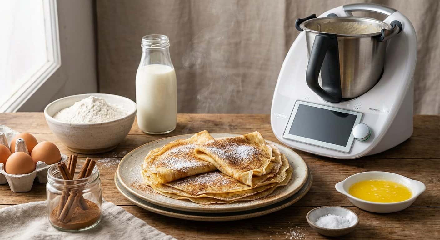 Masa de Crepes de Canela en Thermomix