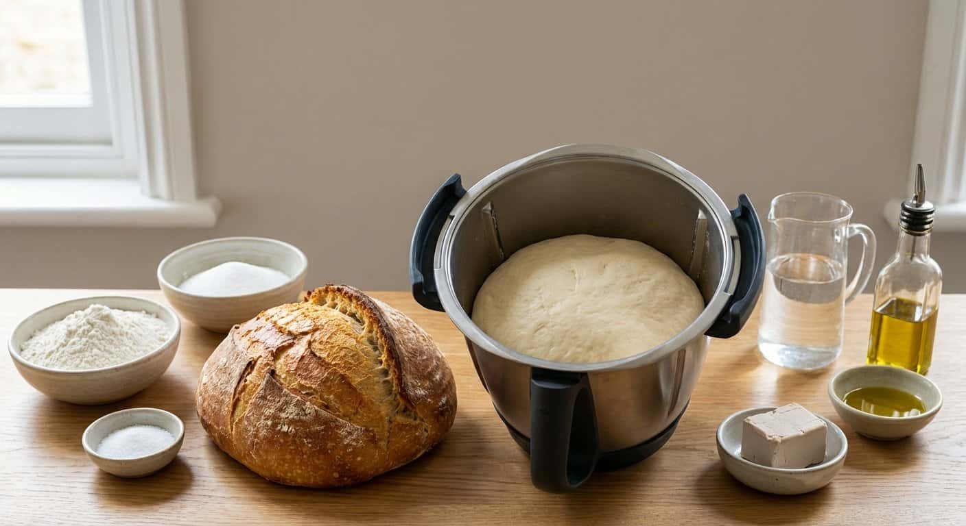 Masa de Pan Básica en Thermomix