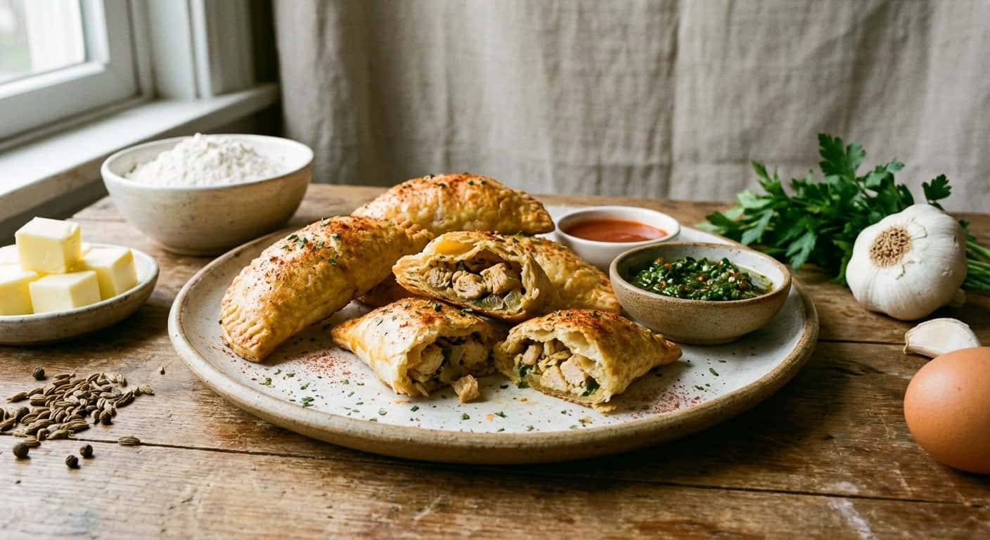 Mini Empanadas de Pollo Especiado