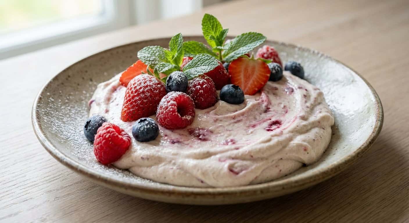 Mousse de Frutos Rojos