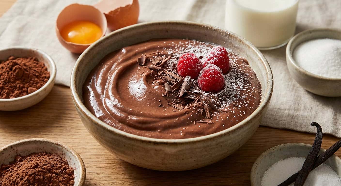 Natillas de Cacao en Thermomix