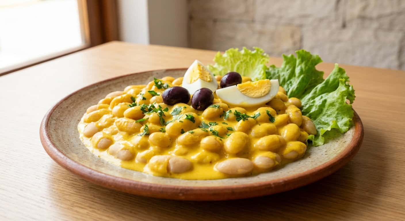 Pallares a la Huancaína