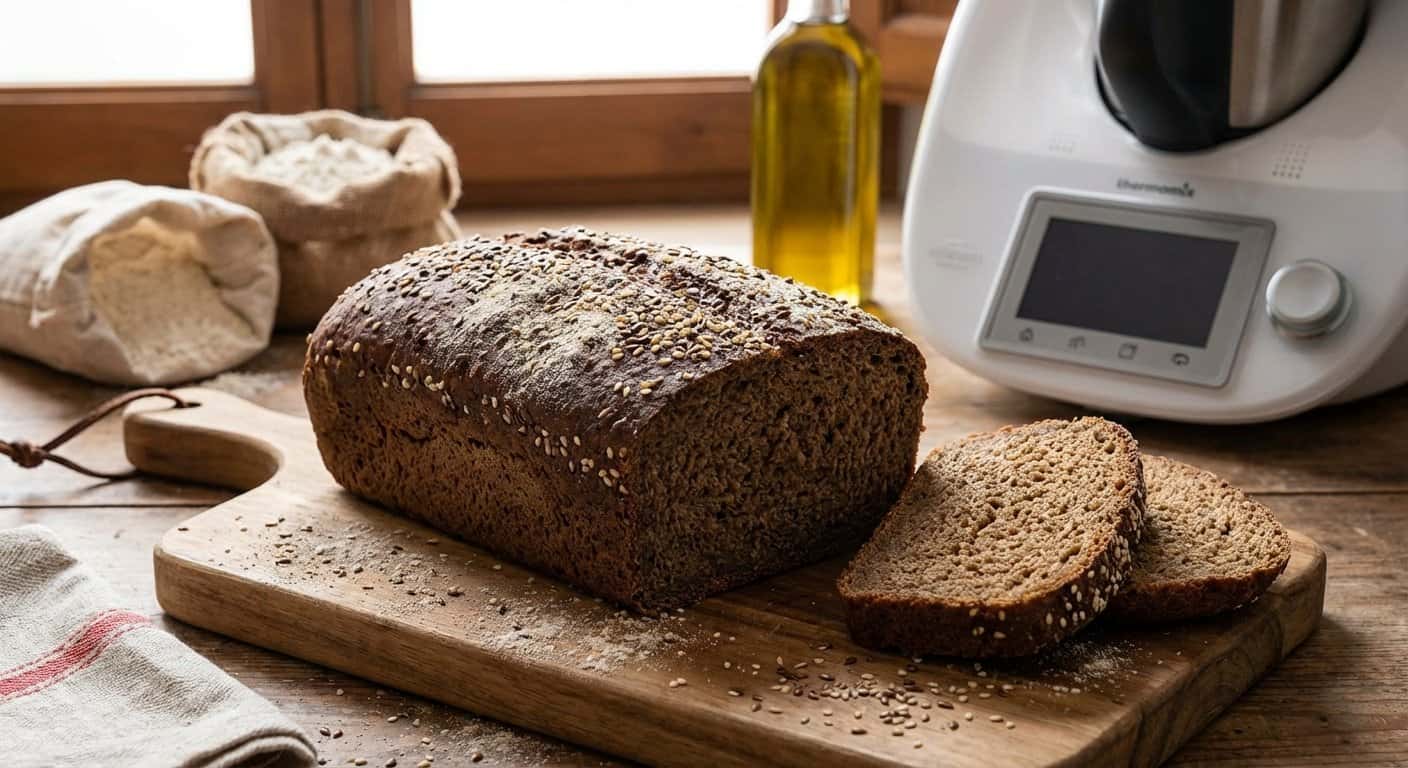 Pan de Centeno Casero en Thermomix