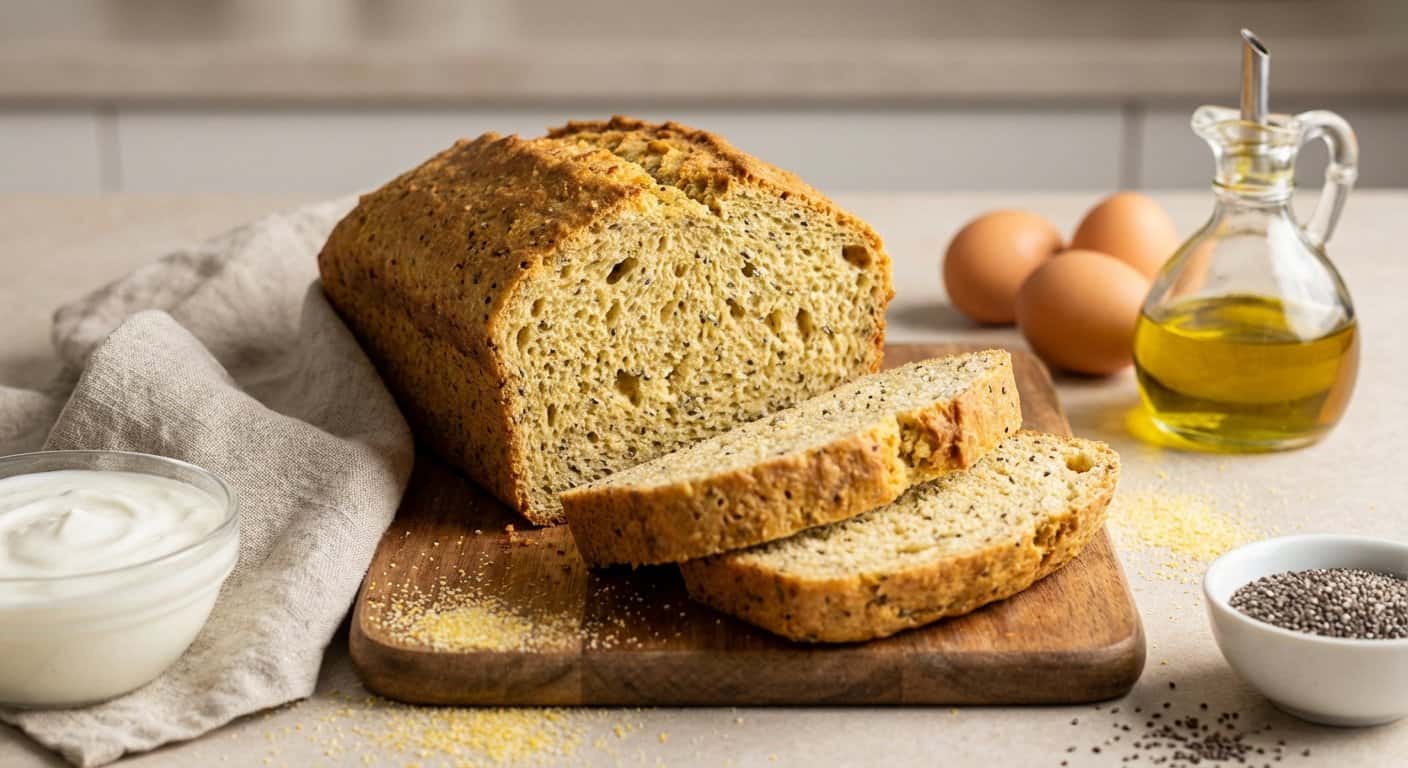 Pan de Harina de Maíz con Chía