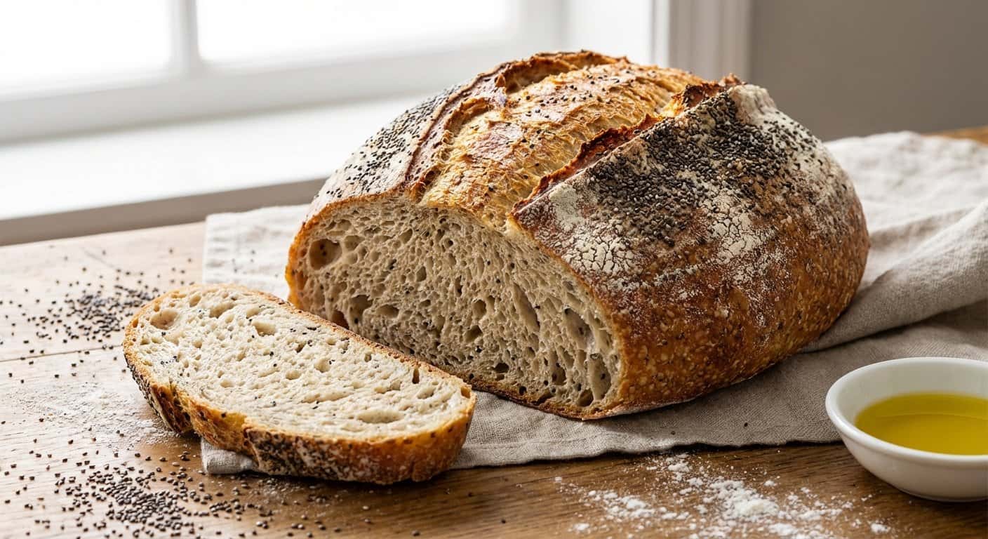 Pan de Harina de Trigo con Chía