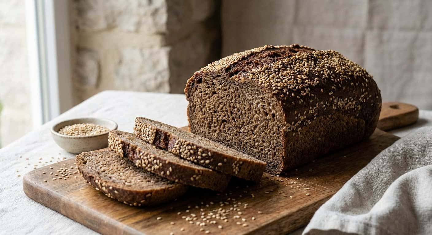 Pan de Harina de Trigo Sarraceno con Sésamo