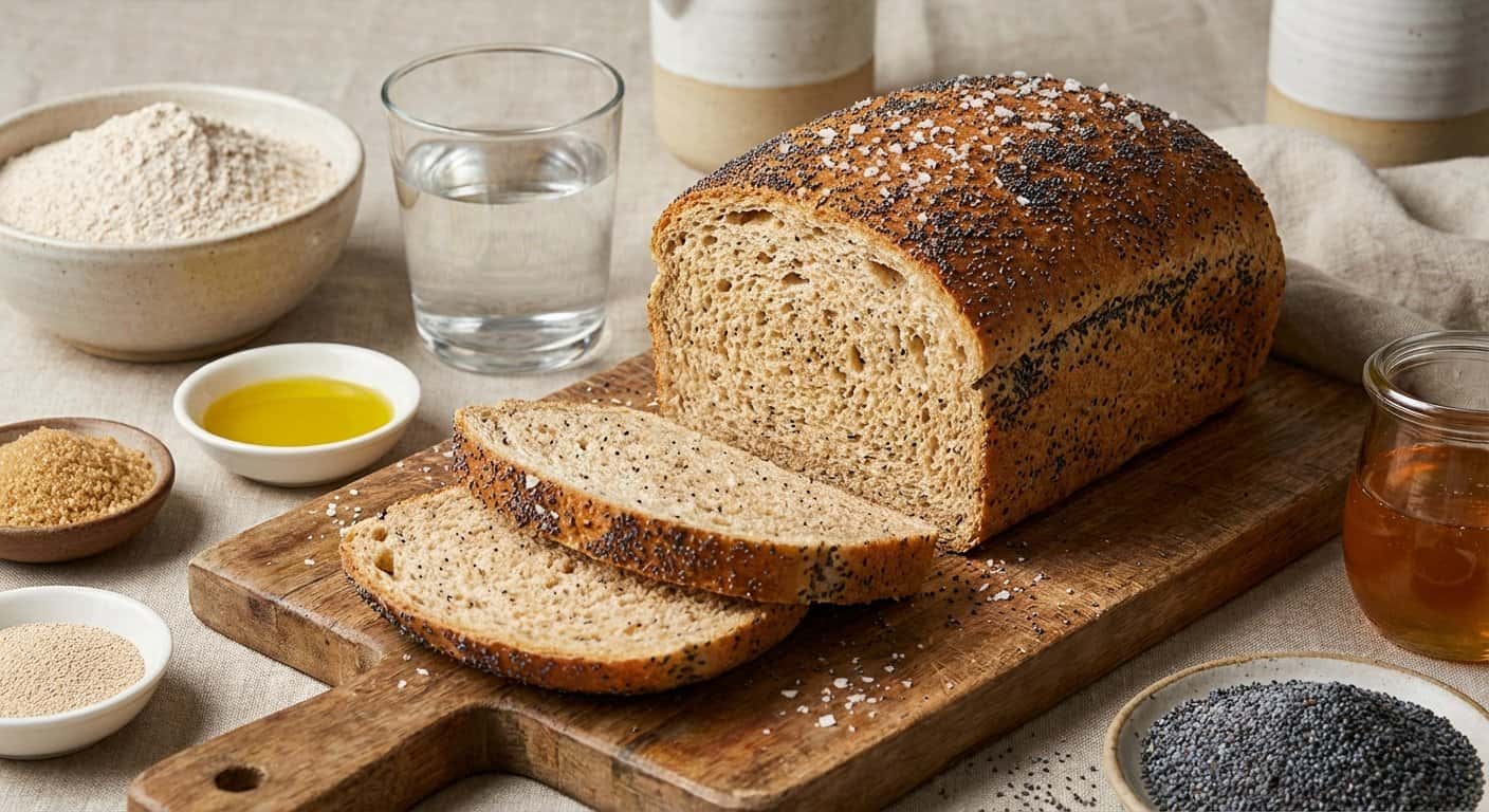 Pan de Harina Integral con Amapola