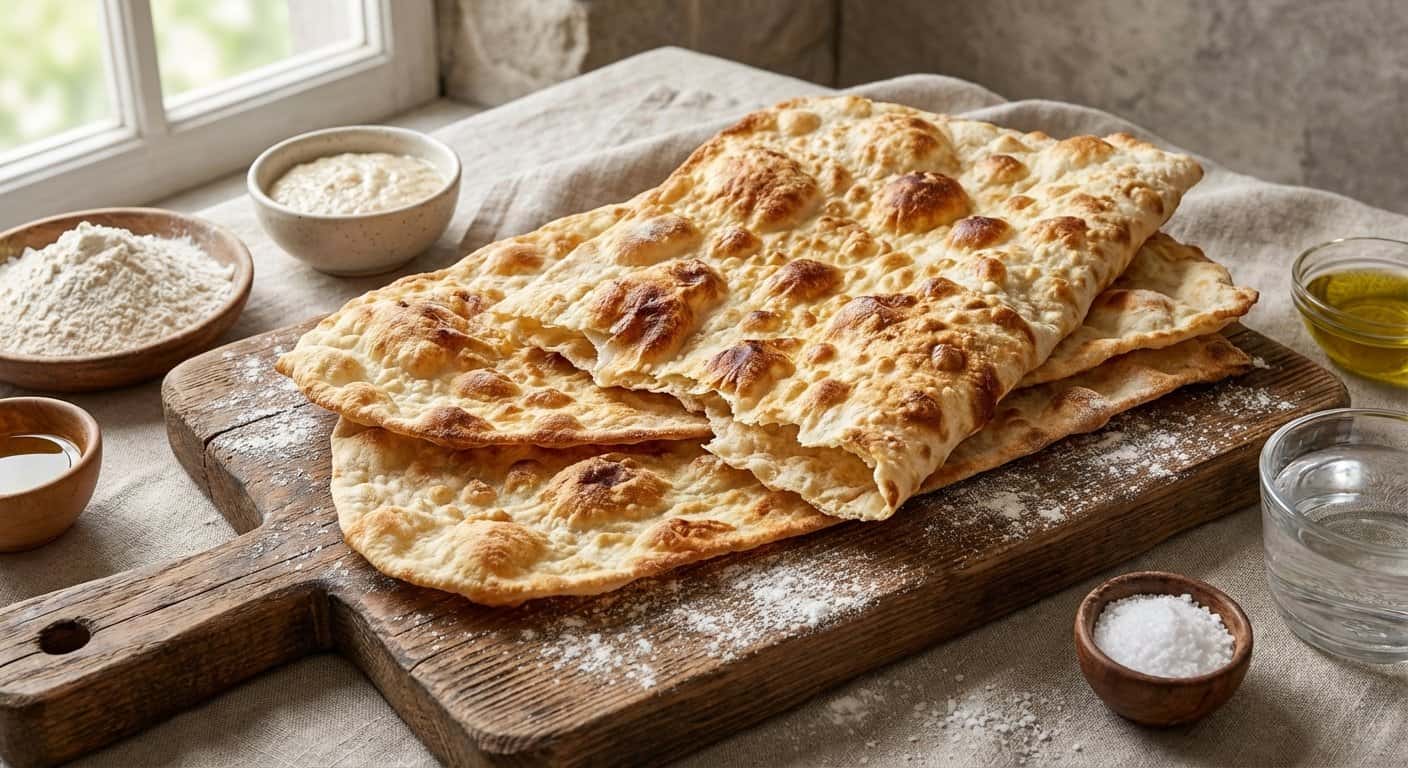 Pan Lavash con Prefermento