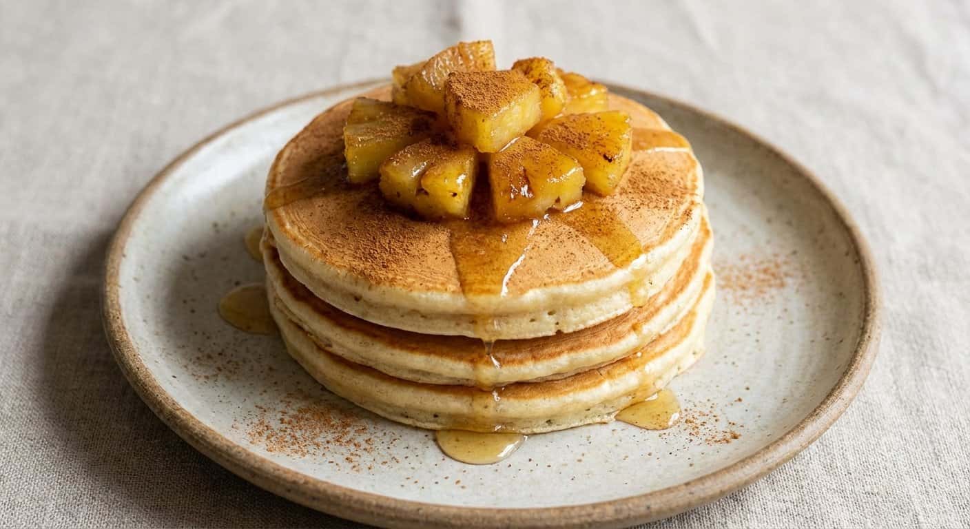 Pancakes con Piña y Canela