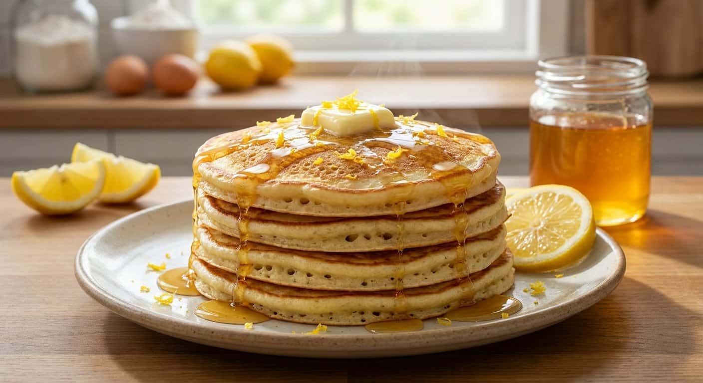 Pancakes de Miel y Limón