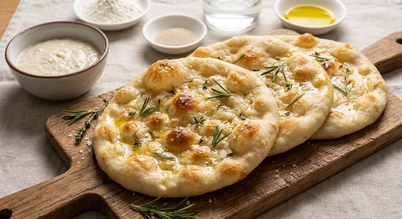 Panes Planos con Prefermento