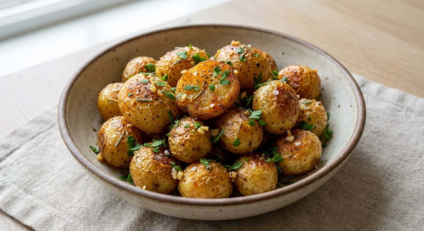 Papas Baby Asadas con Piel en Airfryer