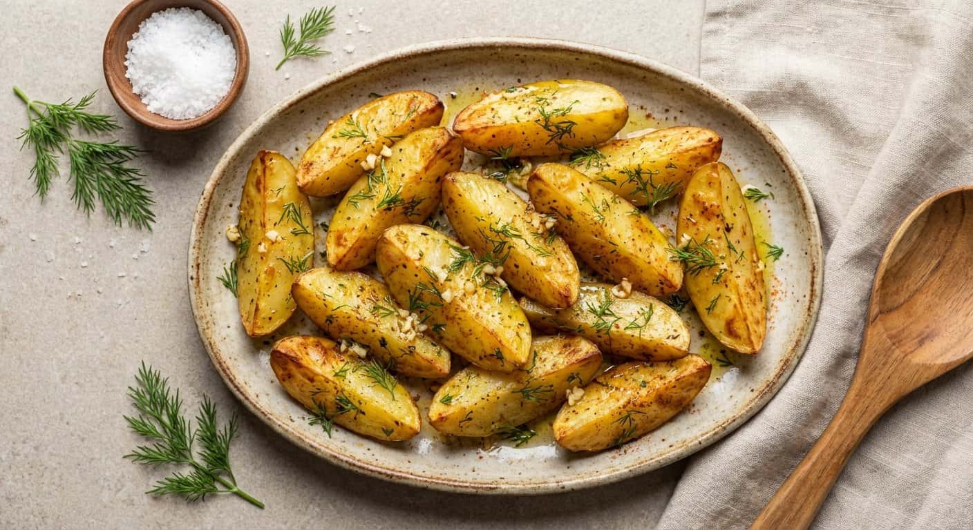 Patata Asada con Eneldo