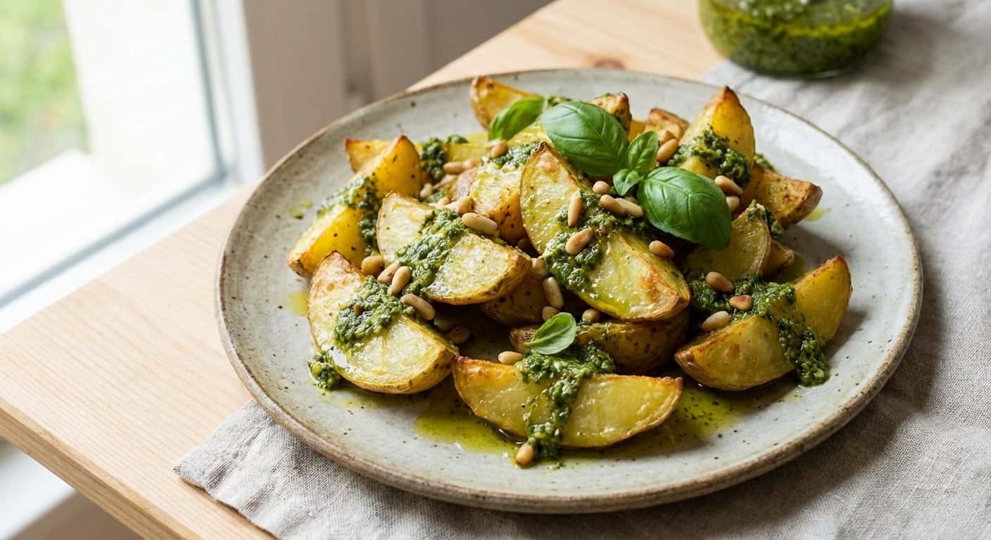 Patatas Asadas con Pesto