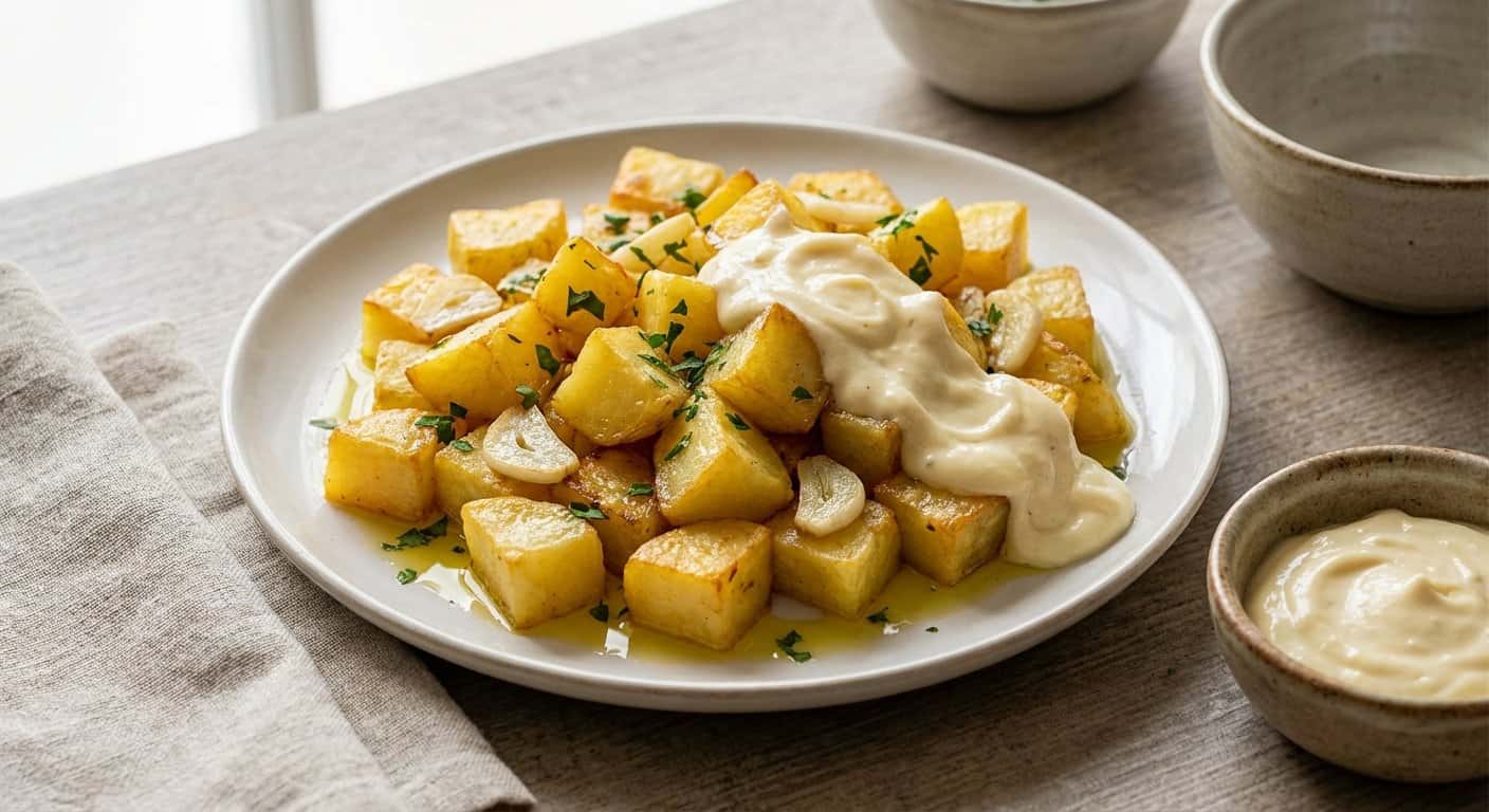 Patatas Salteadas con Alioli