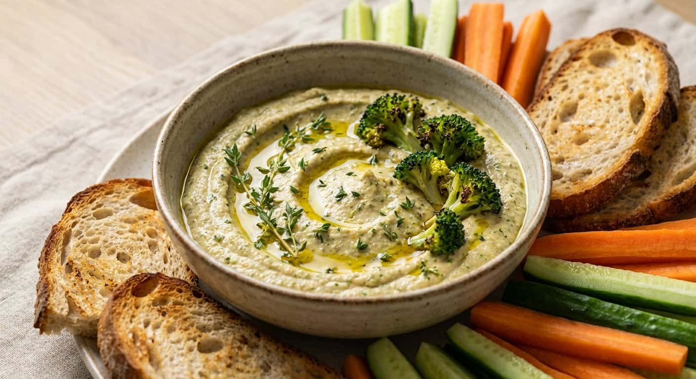 Paté de Brócoli Asado con Tomillo