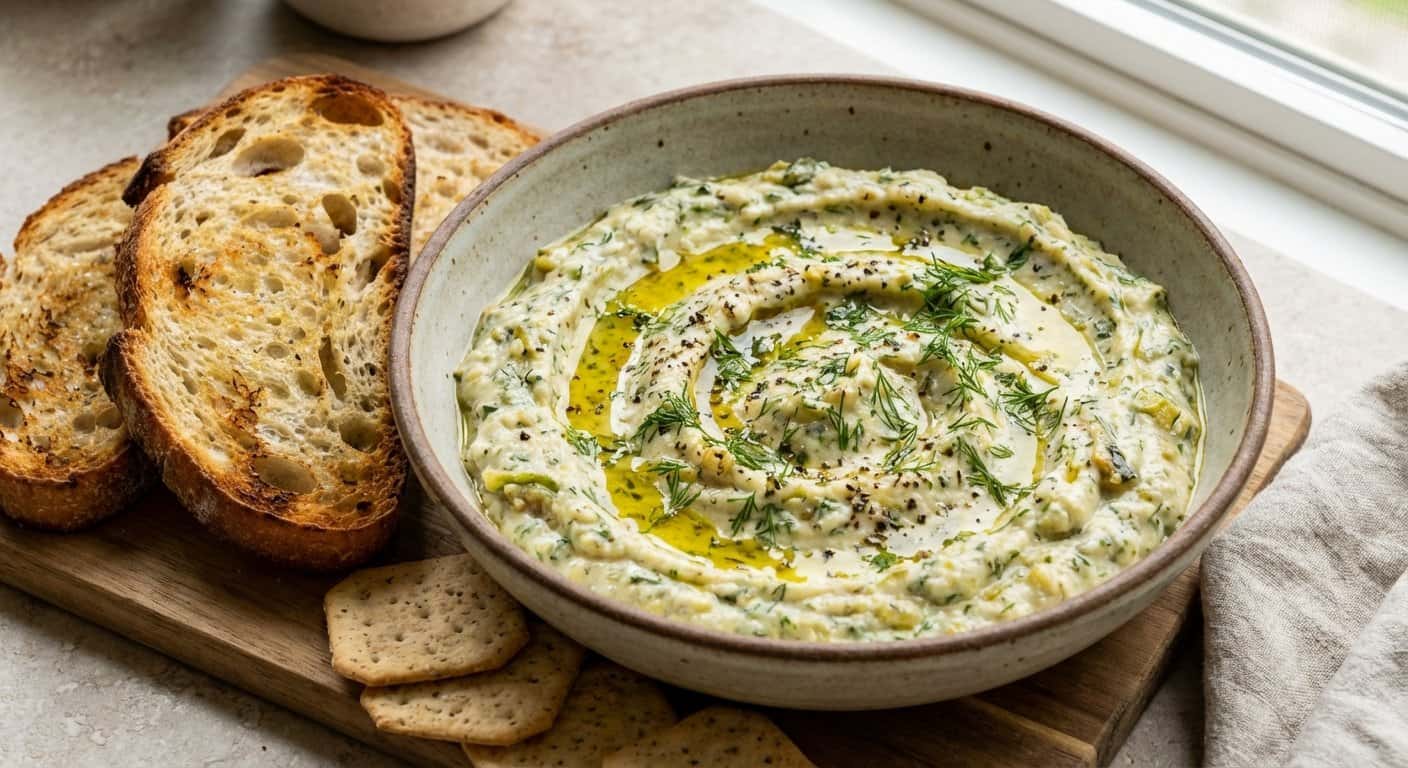 Paté de Calabacín Asada con Eneldo