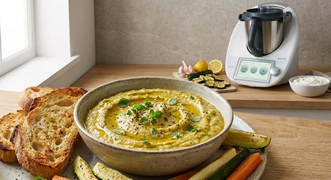 Paté de Calabacín Asado con Orégano