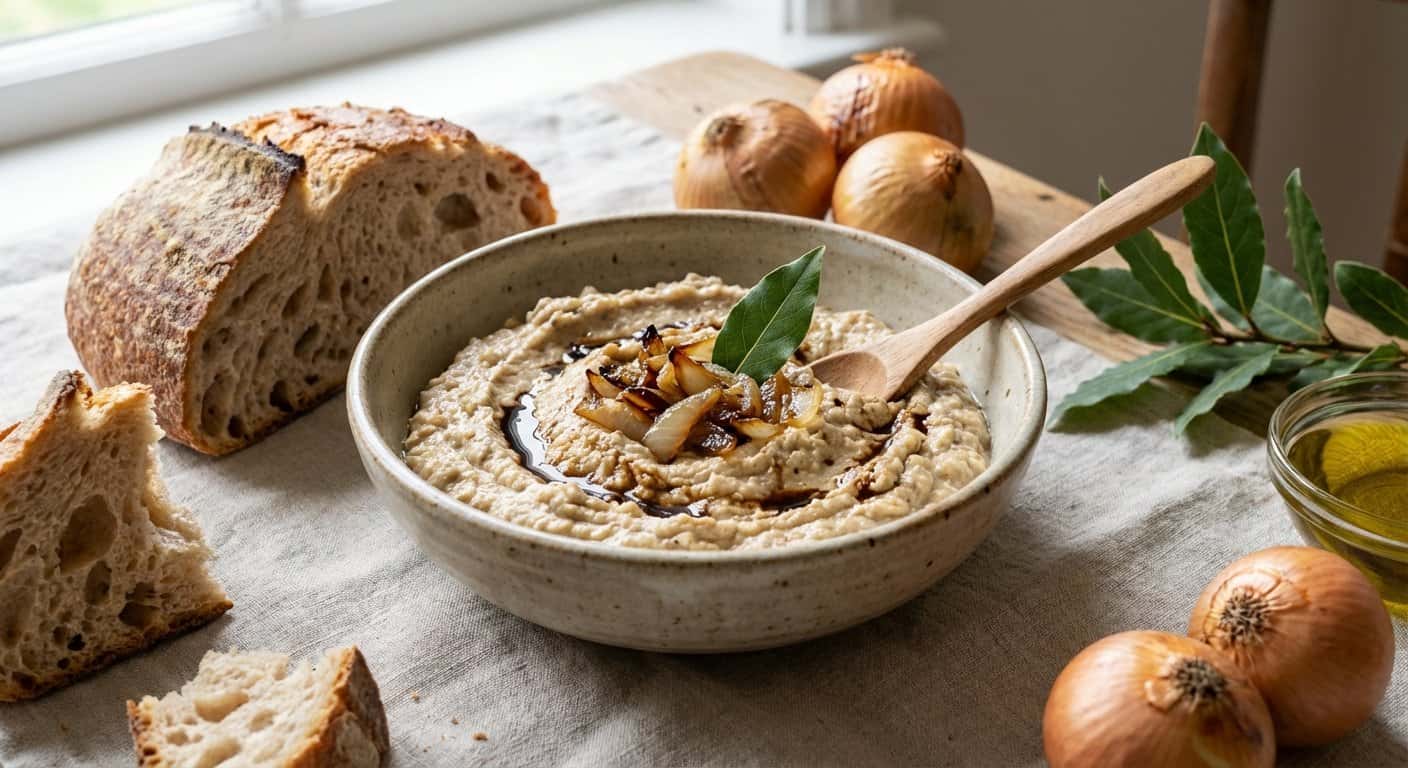 Paté de Cebolla Asada con Laurel