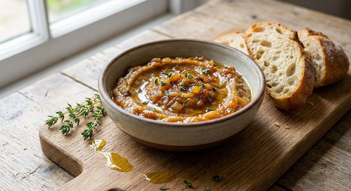 Paté de Cebolla Asada con Tomillo