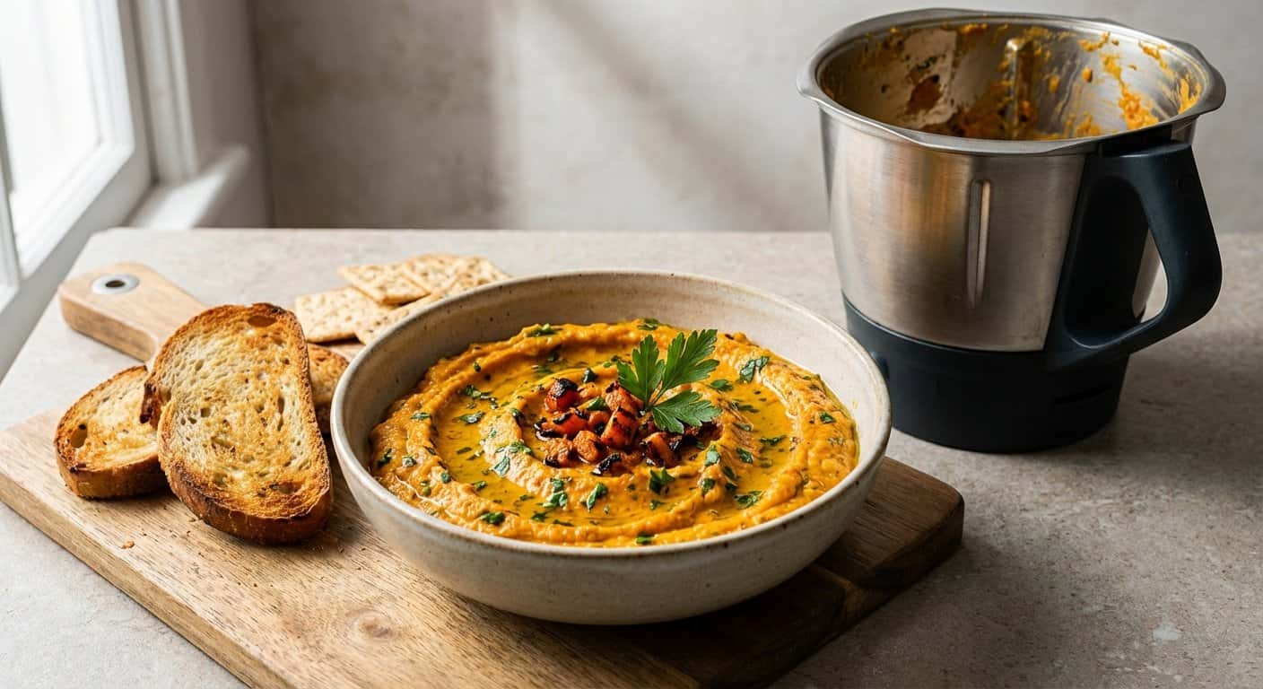 Paté de Zanahoria Asada con Perejil en Thermomix