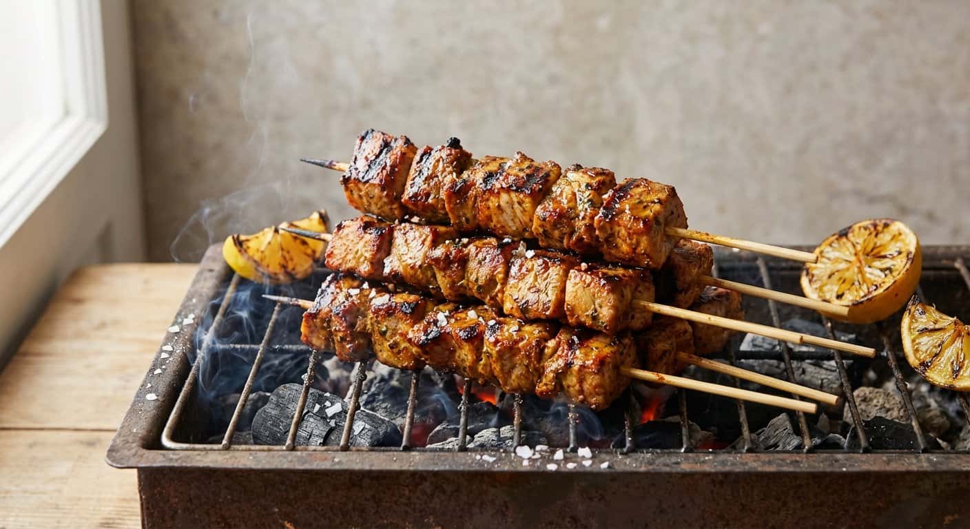 Pinchos Morunos a la Barbacoa