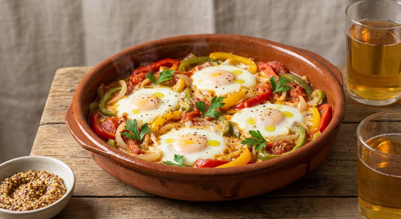 Piperade Normando con Mostaza