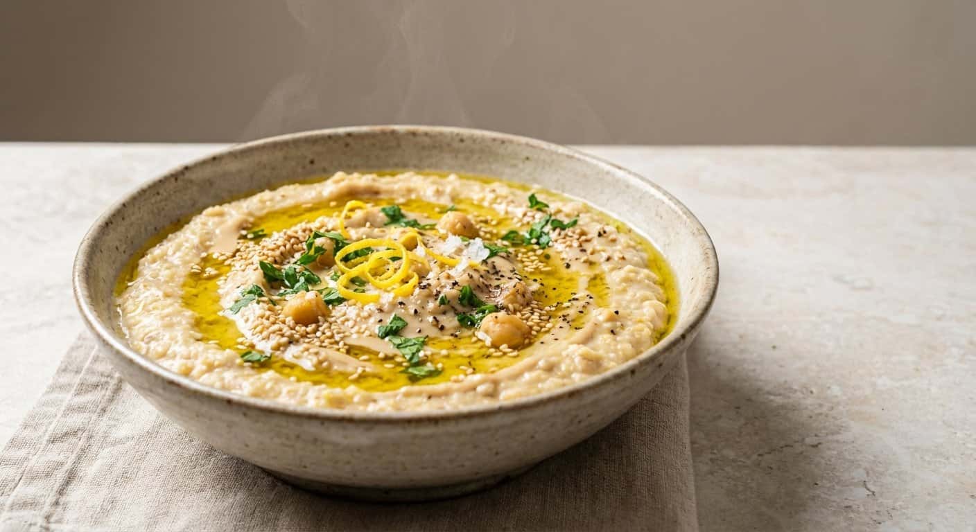 Porridge de Hummus y Limón