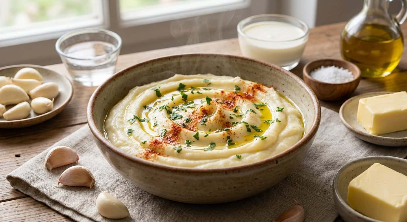 Puré de Ajo al Vapor en Thermomix