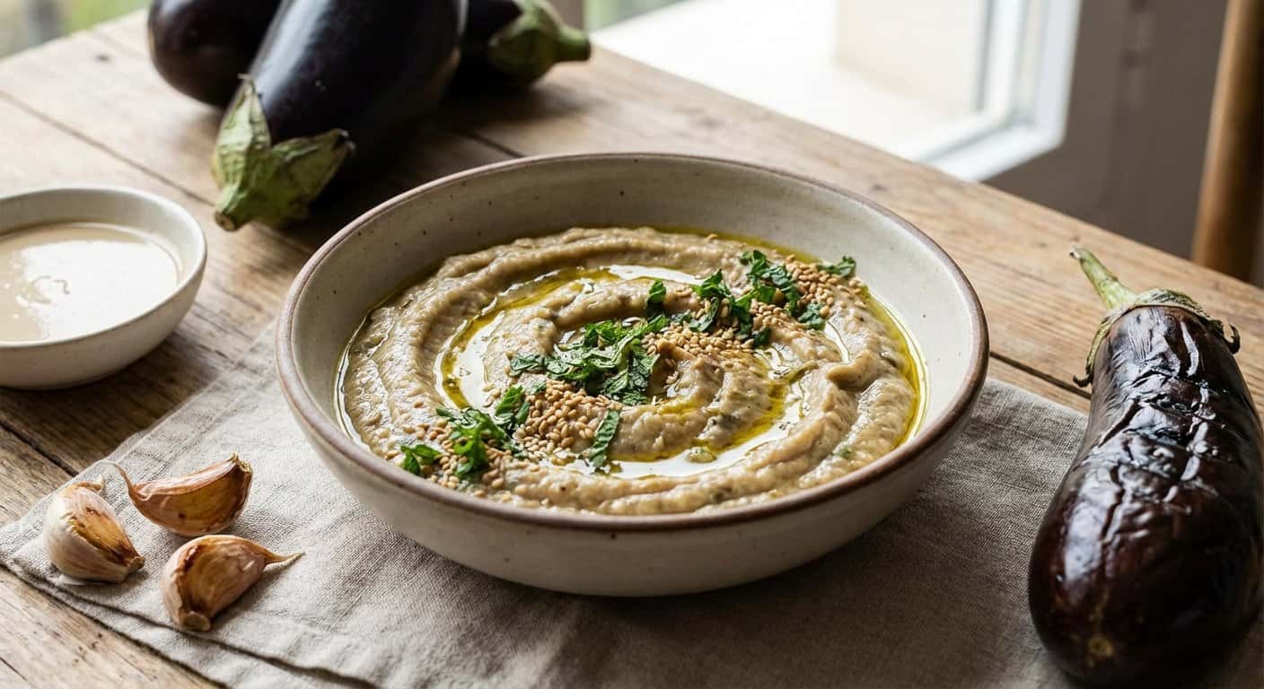 Puré de Berenjena a Baja Temperatura en Thermomix