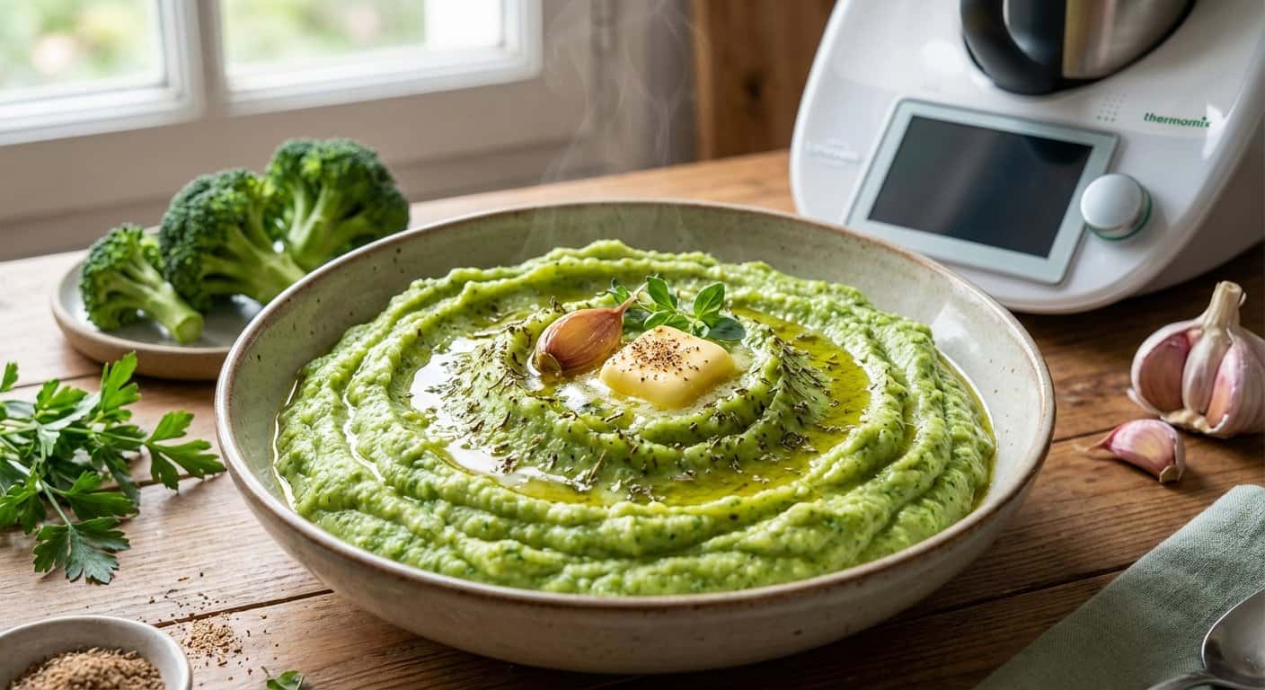 Puré de Brócoli a la Provenzal en Thermomix