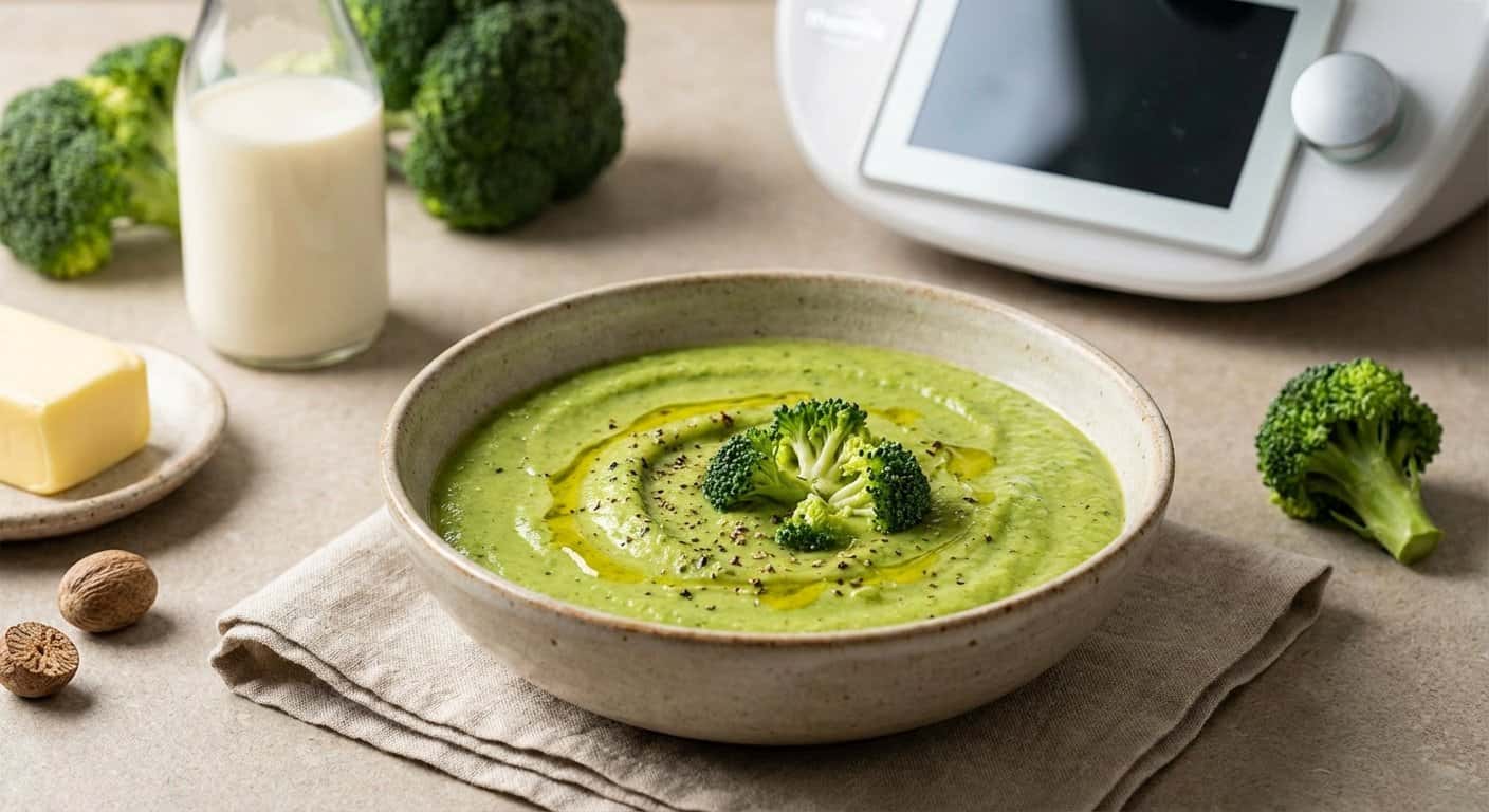 Puré de Brócoli Ligero en Thermomix