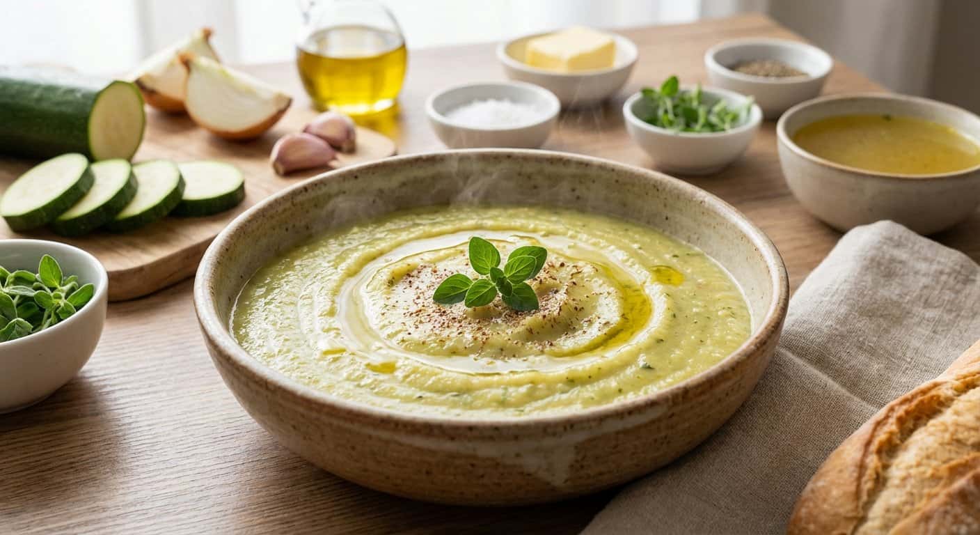 Puré de Calabacín Estofado en Thermomix