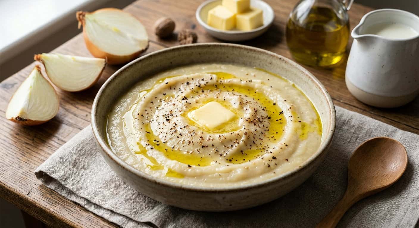 Puré de Cebolla a Baja Temperatura en Thermomix