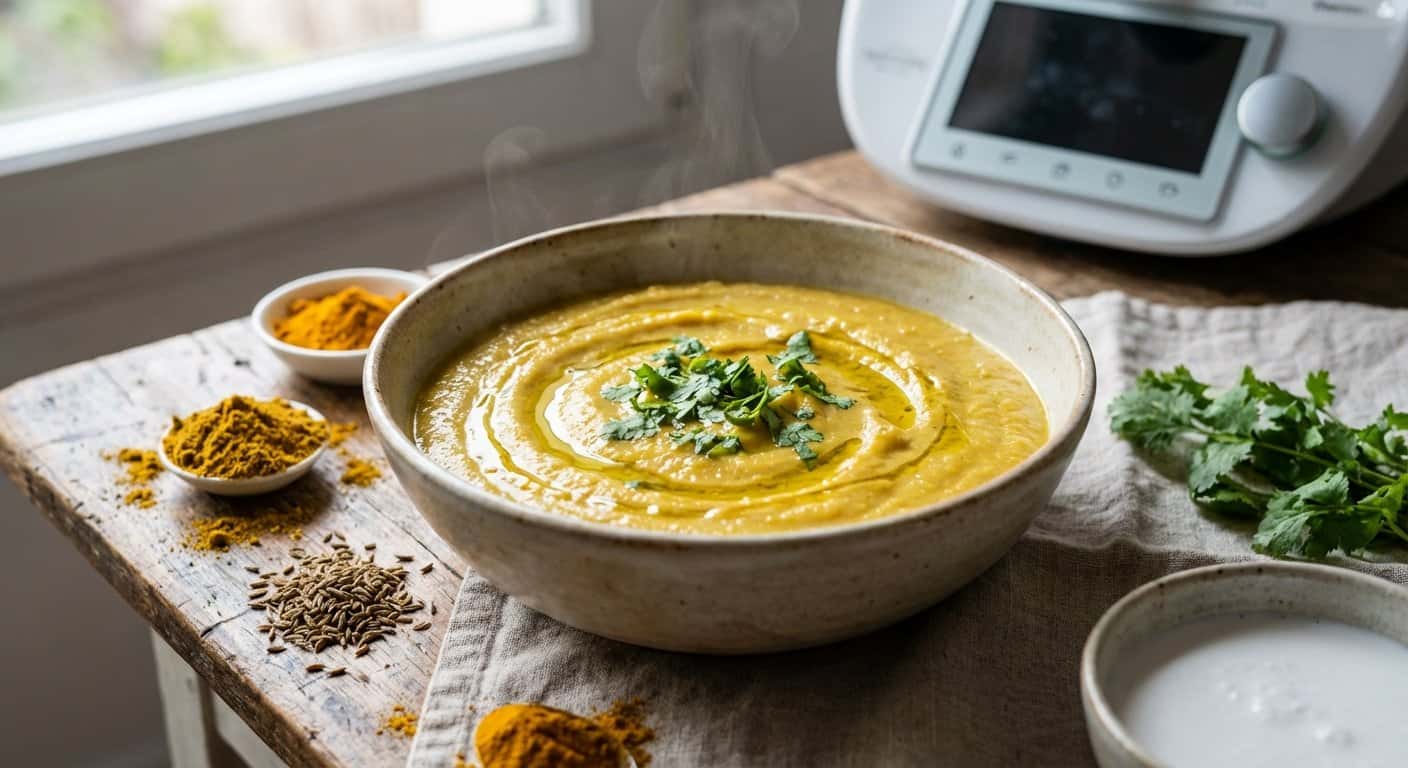 Puré de Cebolla al Curry en Thermomix
