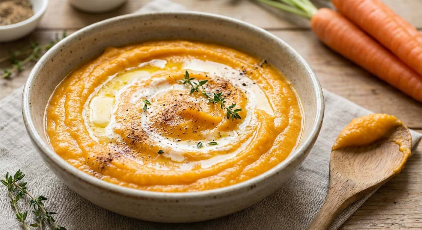 Puré de Zanahoria Cremoso en Thermomix