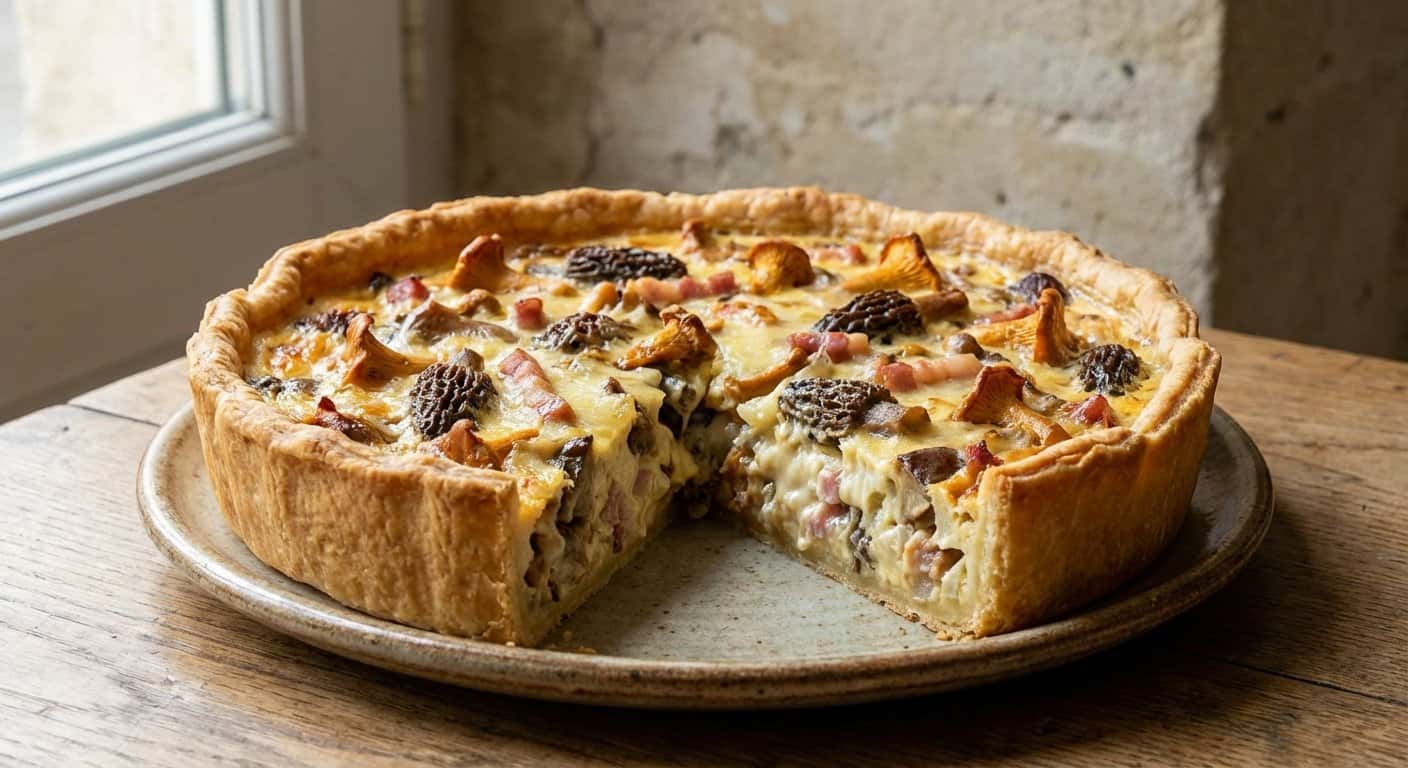 Quiche Lorraine Normanda con Setas