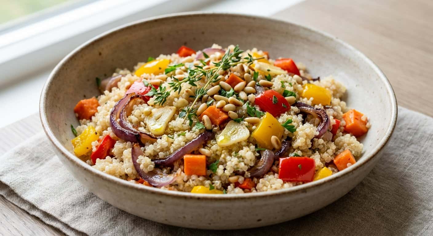 Quinoa con Verduras y Tomillo