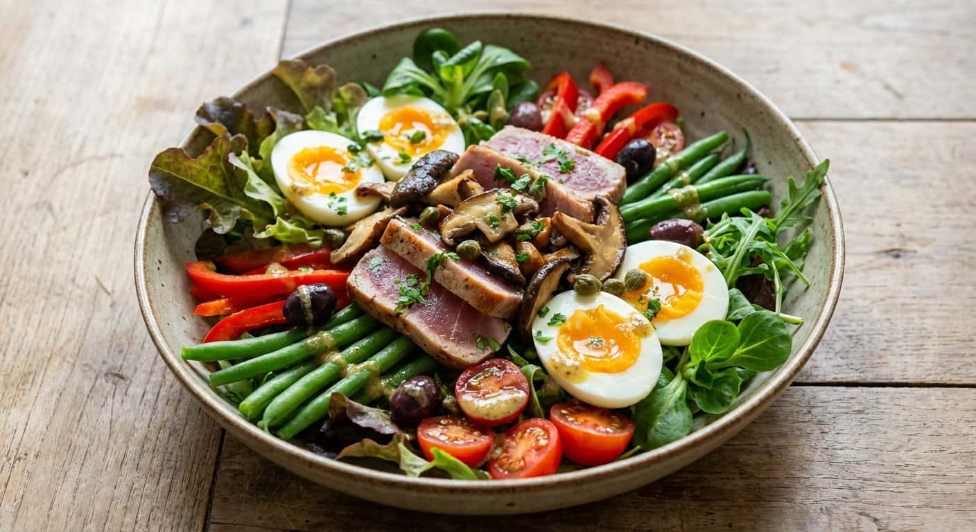 Salade Niçoise Lionés con Setas (Variante 2)