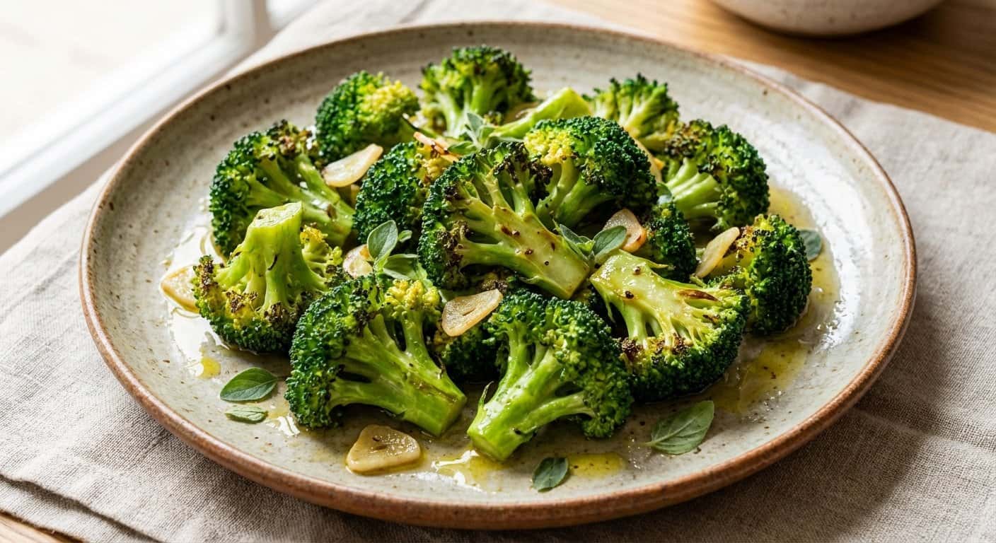 Salteado de Brócoli con Ajo y Orégano