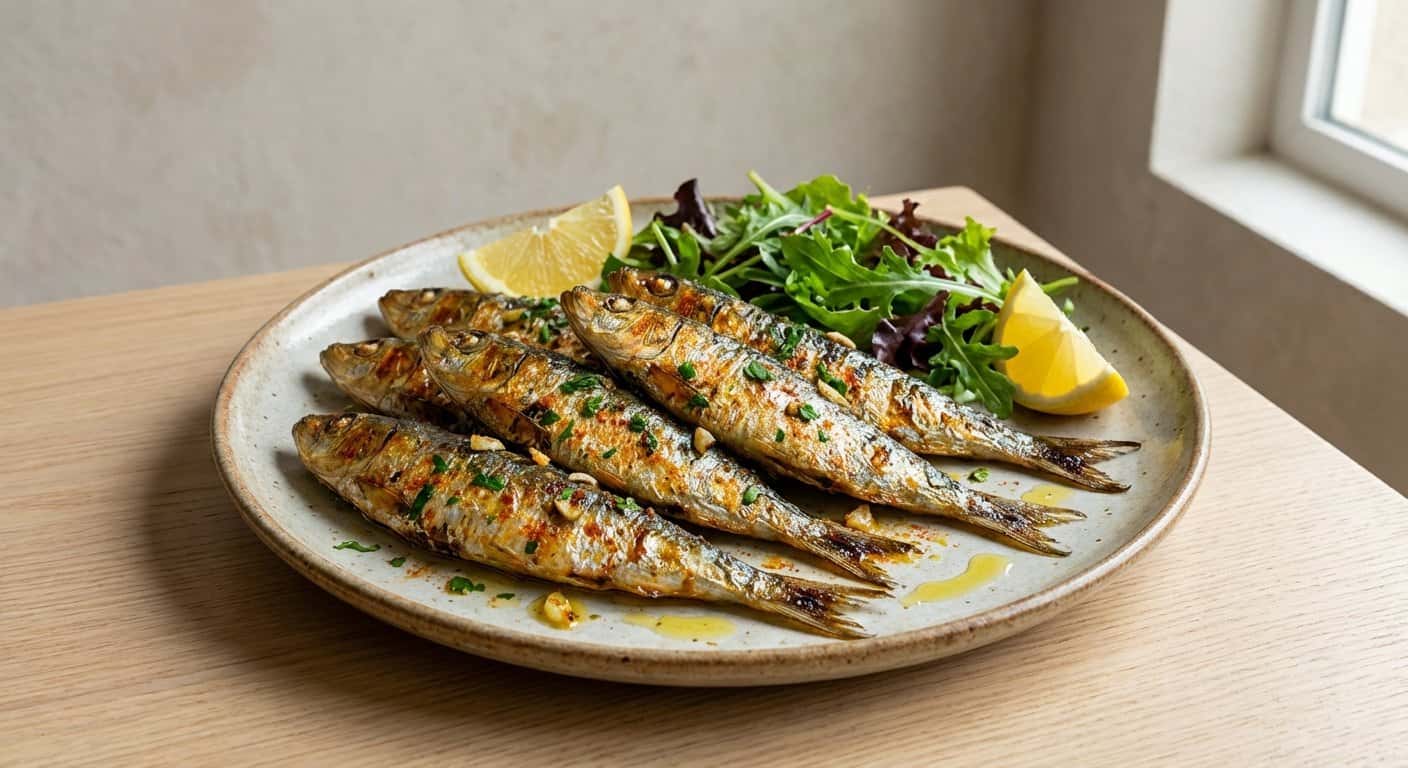 Sardinas Frescas en Airfryer